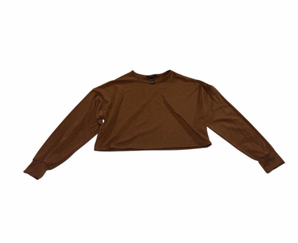 Women’s Forever 21 Crop Top Brown Size Medium